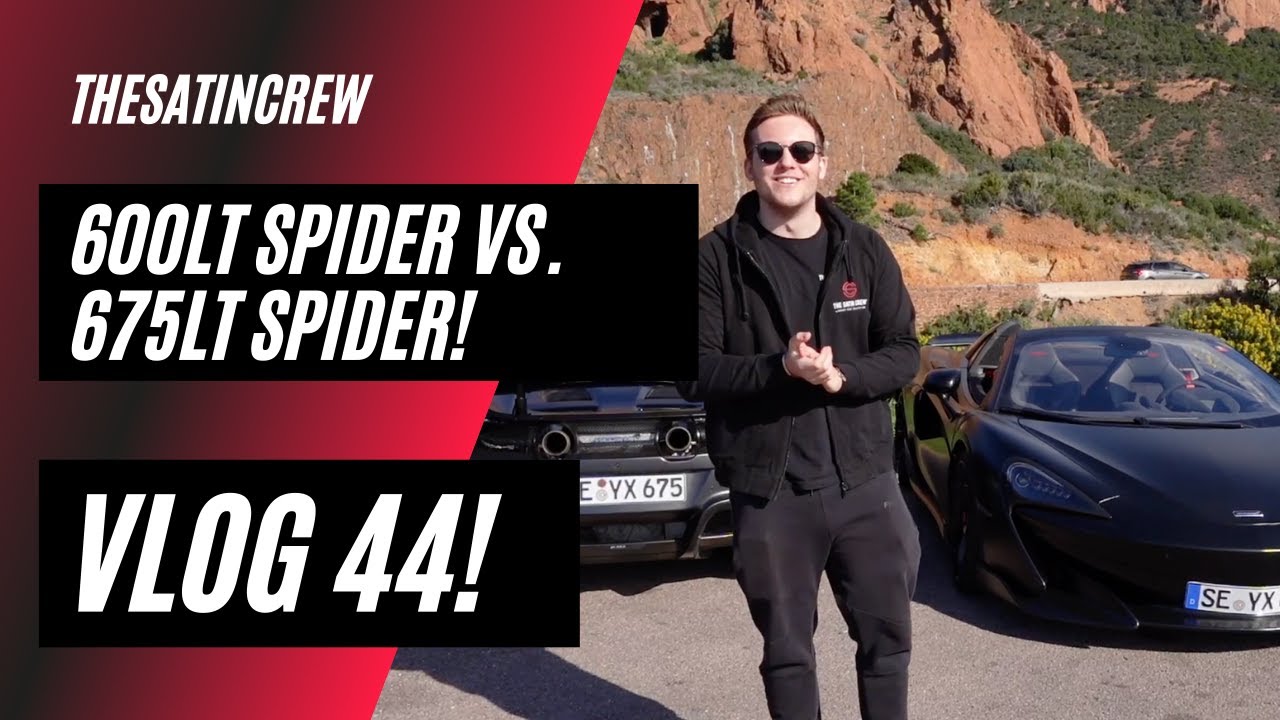 Unterwegs mit unserem McLaren 600LT Spider & McLaren 675LT Spider 🏁! Vlog 44! The Satin Crew!