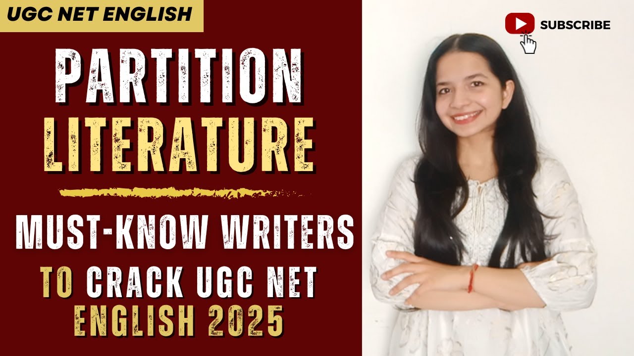 They Lived Through the PARTITION... | Partition Literature for UGC NET English | MUST-KNOW Writers