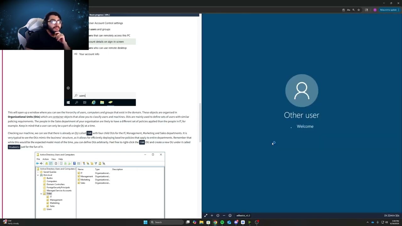 THM Active Directory Basics