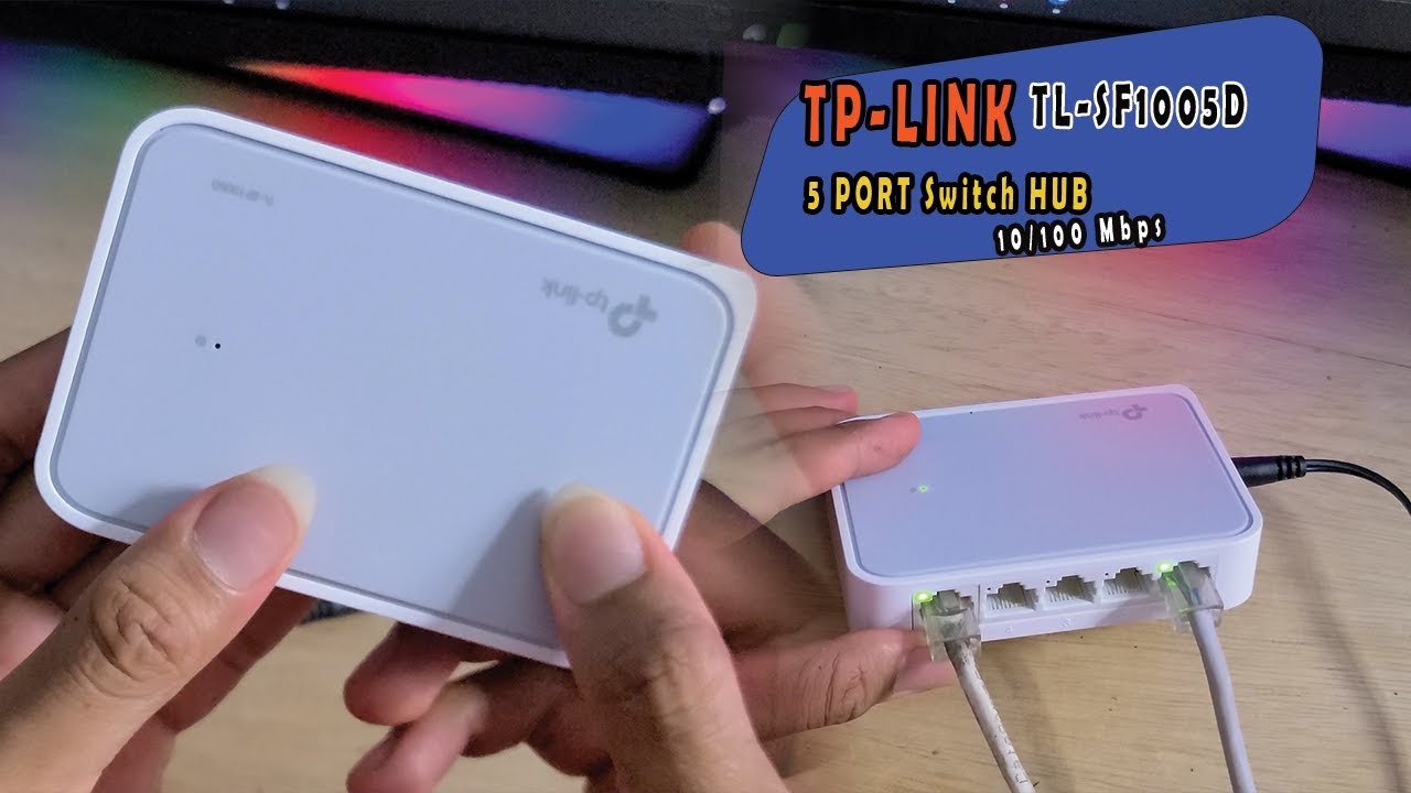 Unboxing & Review TP-LINK Desktop Switch Hub | 5 Port TL- 10/100Mbps