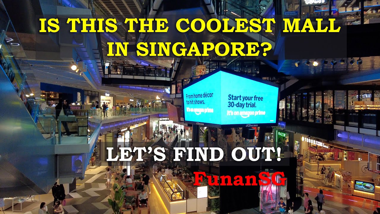 Singapore's Funan Mall is so Cool! | Ultra Modern Mall Experience | Virtual Tour