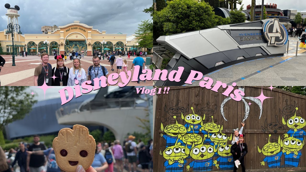 Disneyland Paris 2024 🏰 Day 1 Travel Day and First time at Avengers Campus !