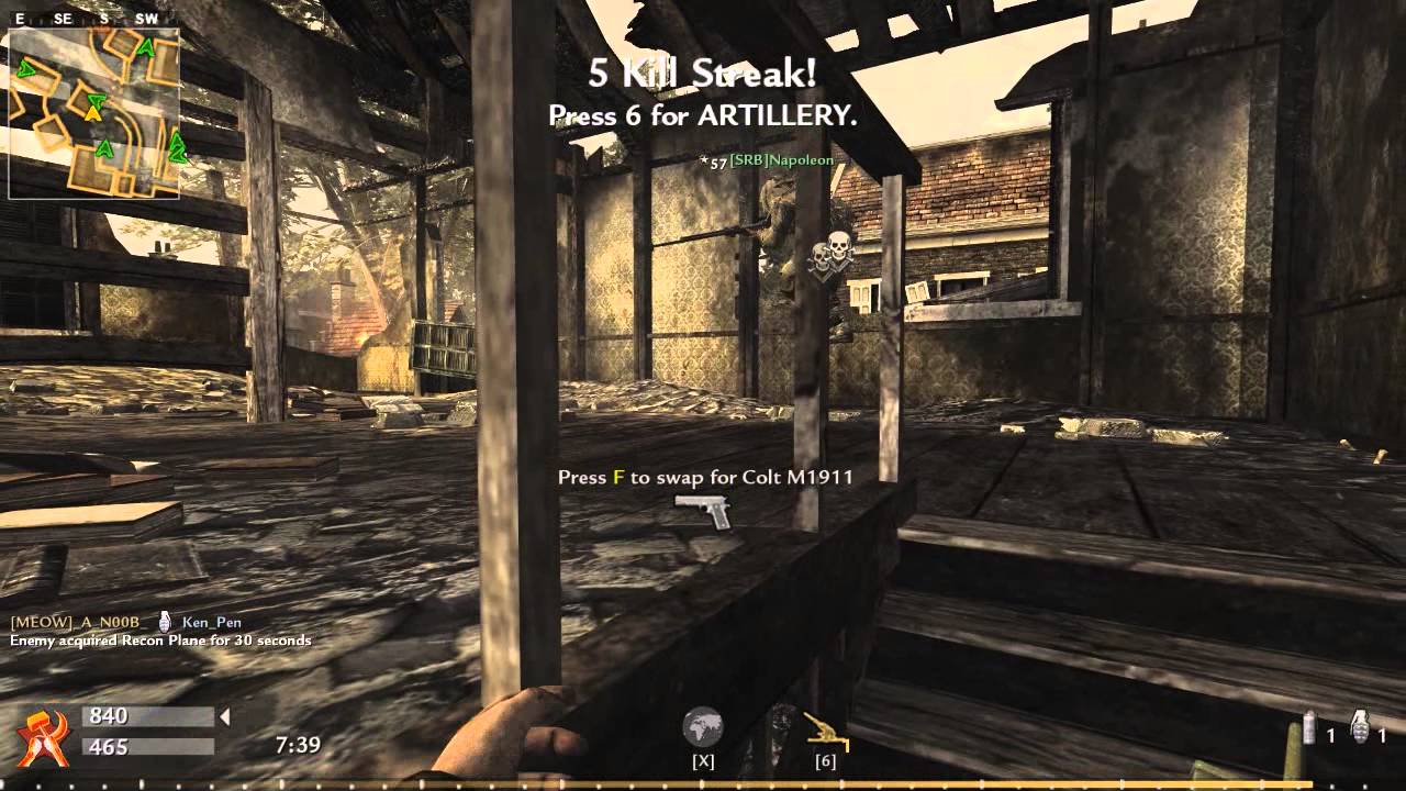 MANLY Non-Tank Action w/ BlameTruth - Back to '08: World at War PC pt.2