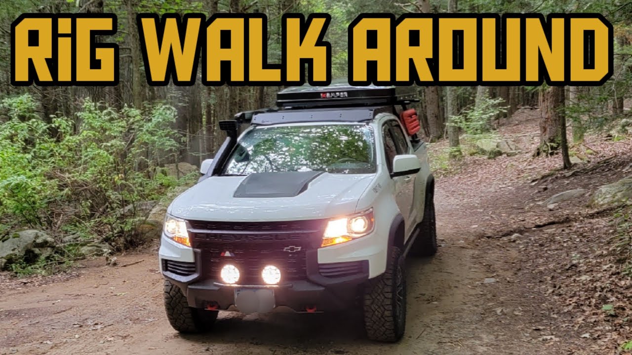 2021 Colorado ZR2 overland rig walk around & camping gear