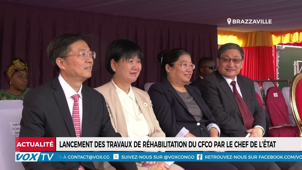 Lancement des travaux de réhabilitation du CFCO par le Chef de l’Etat