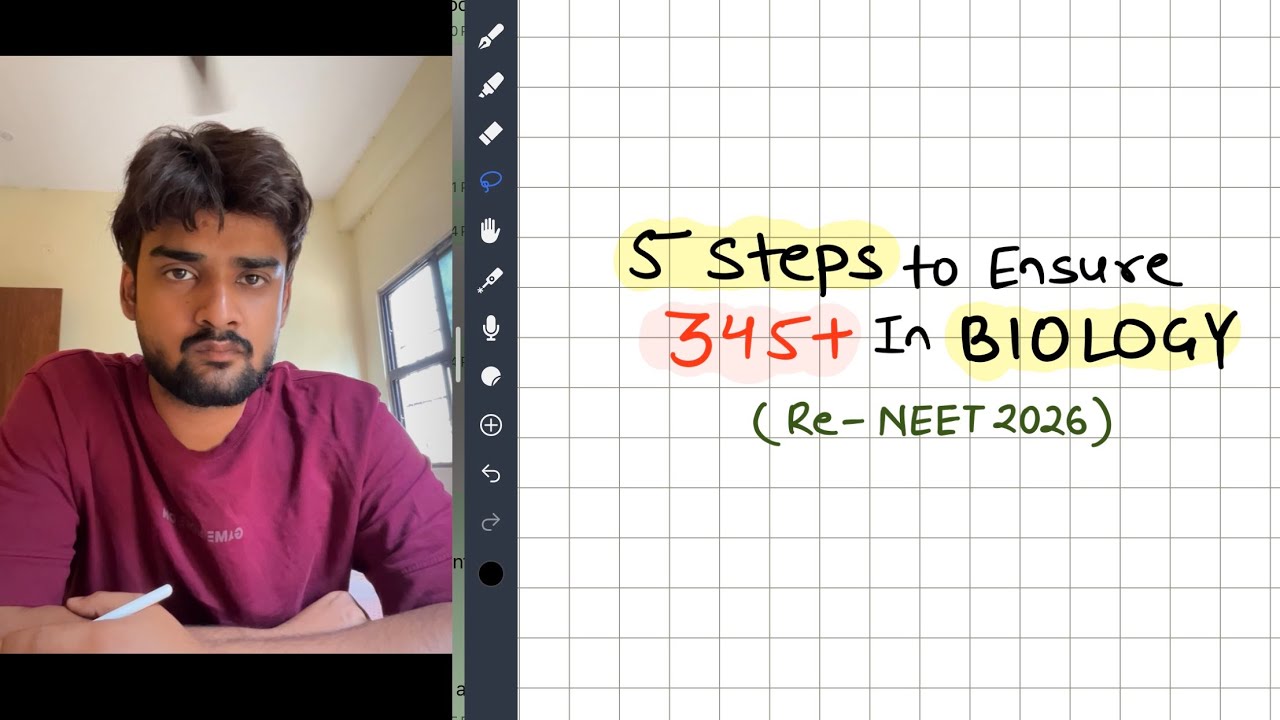 Stuck In BIOLOGY?‼️ 345+ Is Easy (Follow these 5 steps)🩺 | Reneet 2026