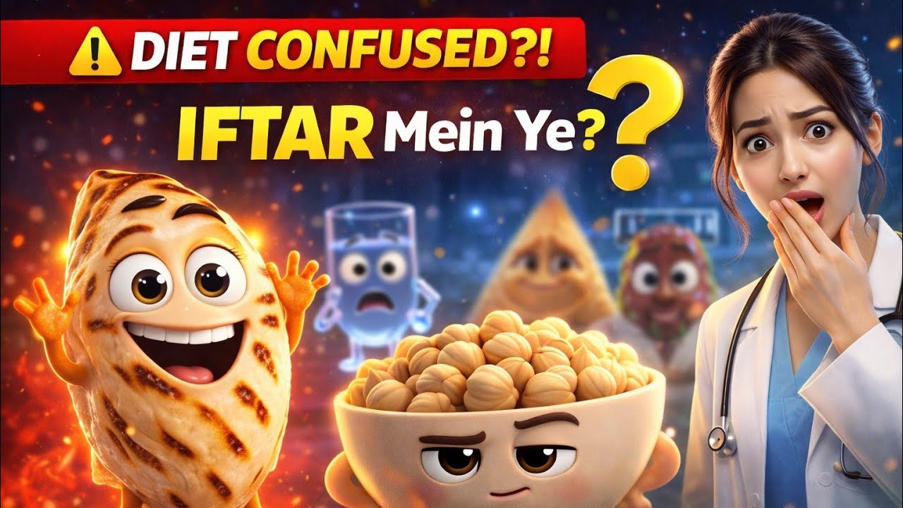 Ramzan Diet __ Iftar Mein Ye Healthy Hai Ya Nahi? 😳 | Ramzan Weight Loss