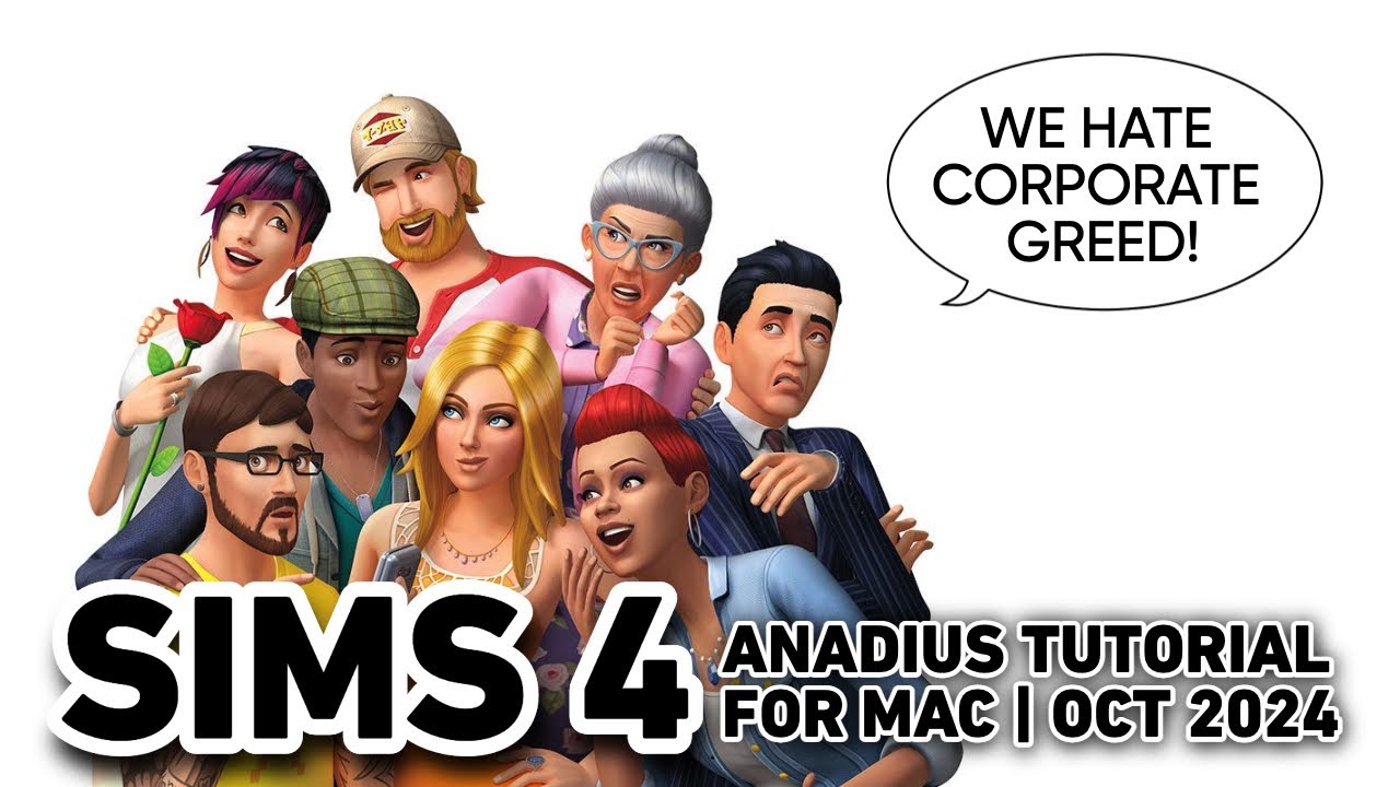 ANADIUS MAC TUTORIAL FOR SIMS 4 | WORKS PERFECTLY