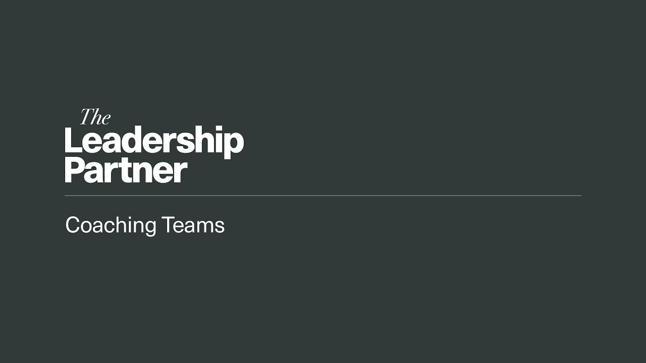 Coaching Teams