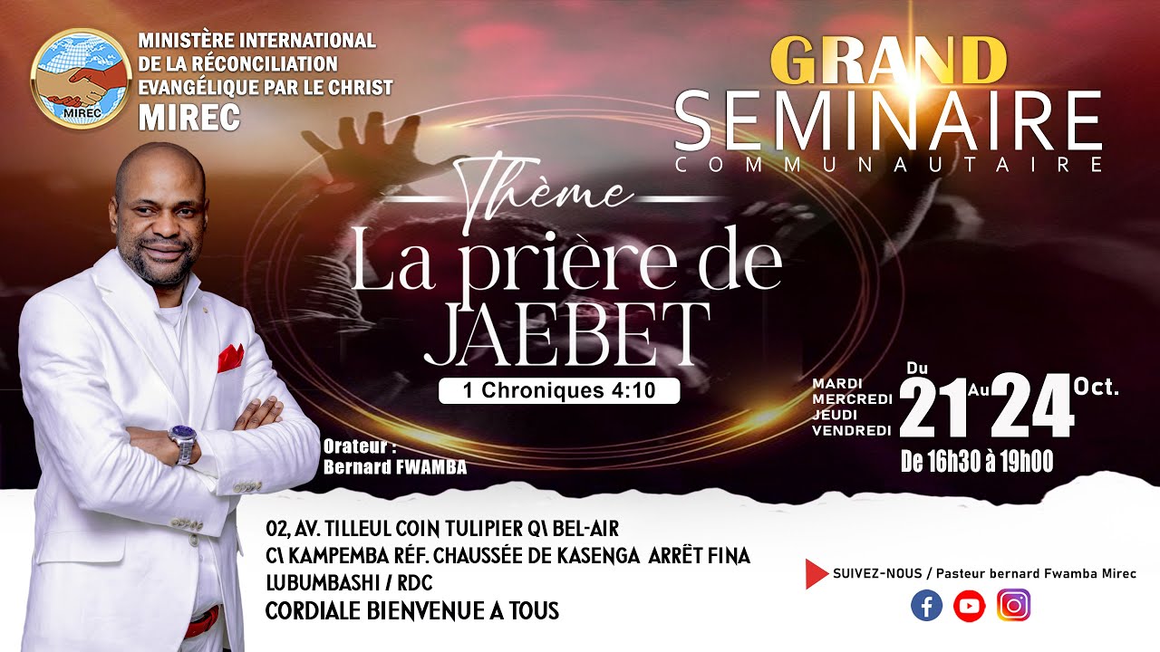 GRAND SEMINAIRE COMMUNAUTAIRE #JOUR 1