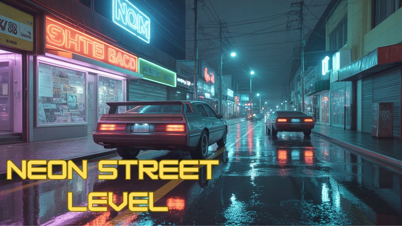 NEON STREET LEVEL // A Retrowave, Synthwave, Chillwave Soundtrack for Nighttime Programming