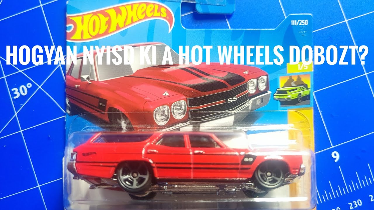 Hogyan nyisd ki a Hot Wheels dobozt?