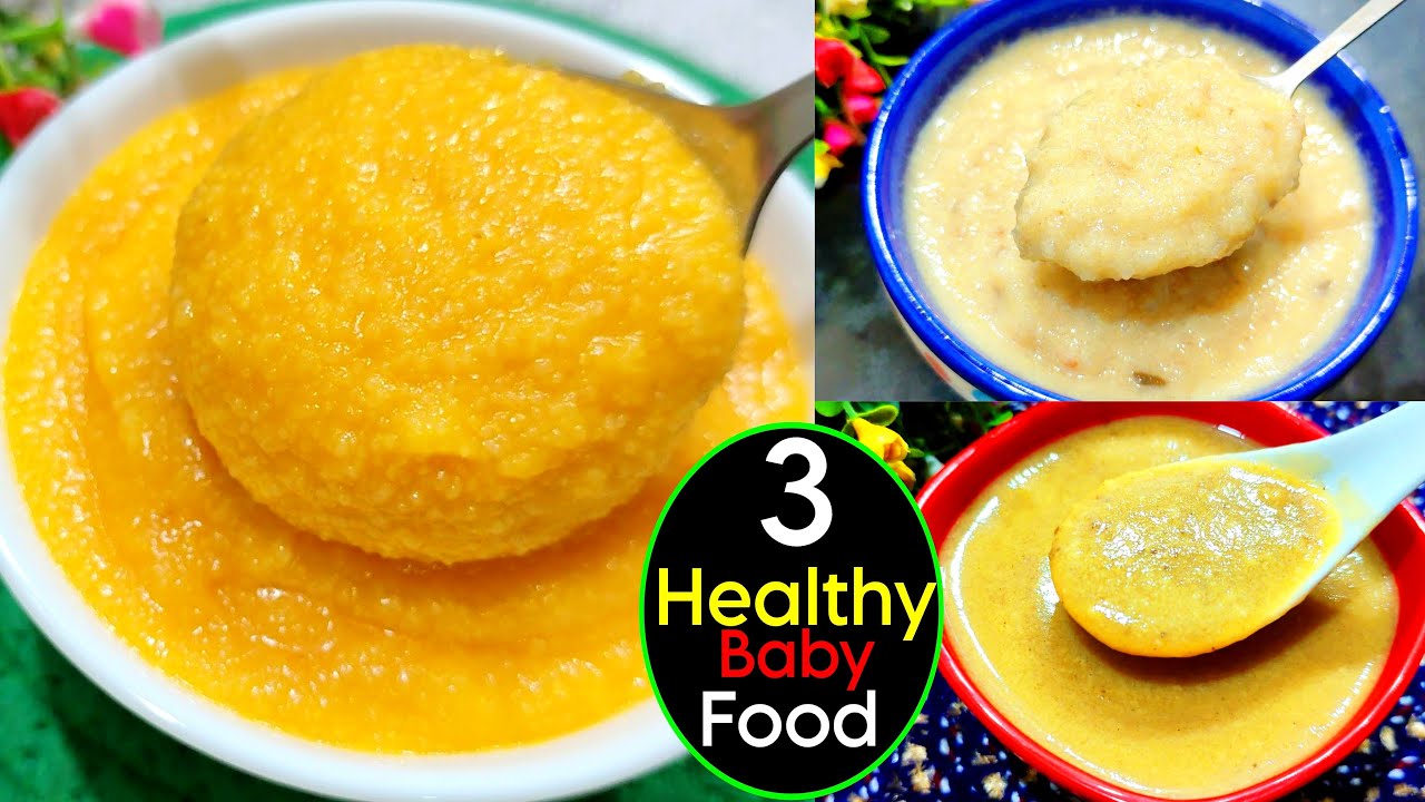 3 Healthy Baby Food Recipes For 1-5 Years | Baby Food | Healthy Food Bites