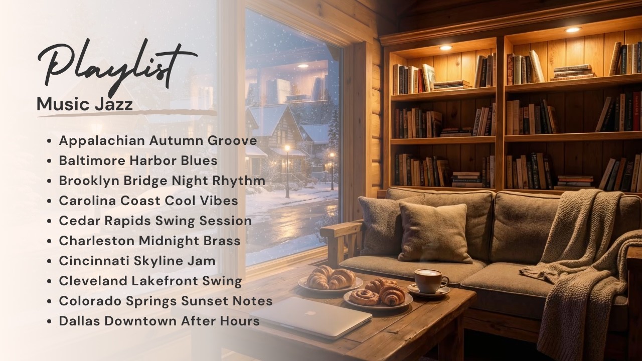 Cozy Jazz Background Music – Relaxing Playlist for Work Break & Focus