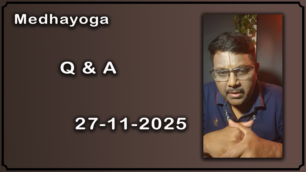 Live Q & A held on 27-11-2025