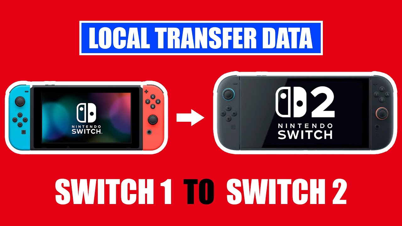 Transfer Nintendo Switch 1 Data to Switch 2 [ Local Method ] How To Tutorial