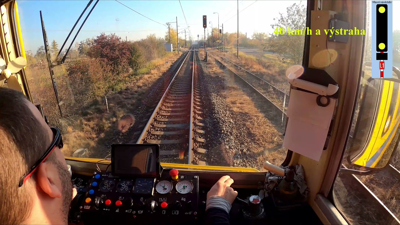 4k Cabview 🚅 locomotive 🚅 MVTV-2 život strojvedoucího a elektromontéra. Nezamyslice-Přerov-Prosenice