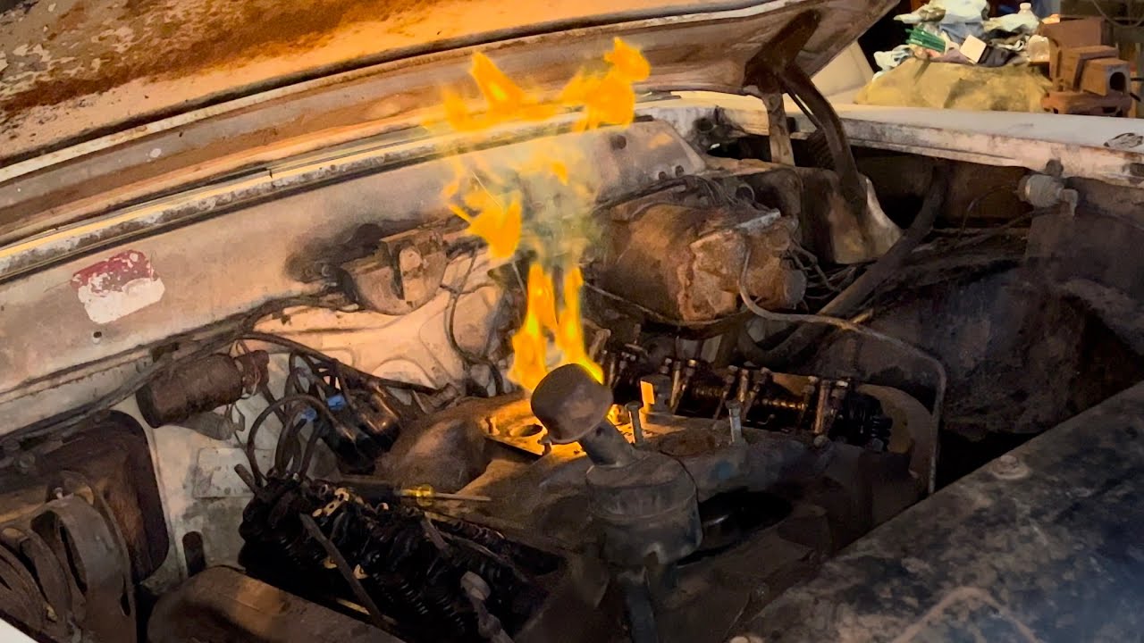 1957 Lincoln Premiere “will it run?” Or will she burn 🔥?