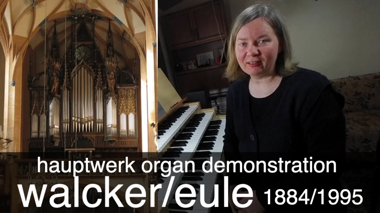 Organ Demonstration | Hauptwerk 1884/1995 Walcker/Eule | Annaberg-Buchholz | III/P/65