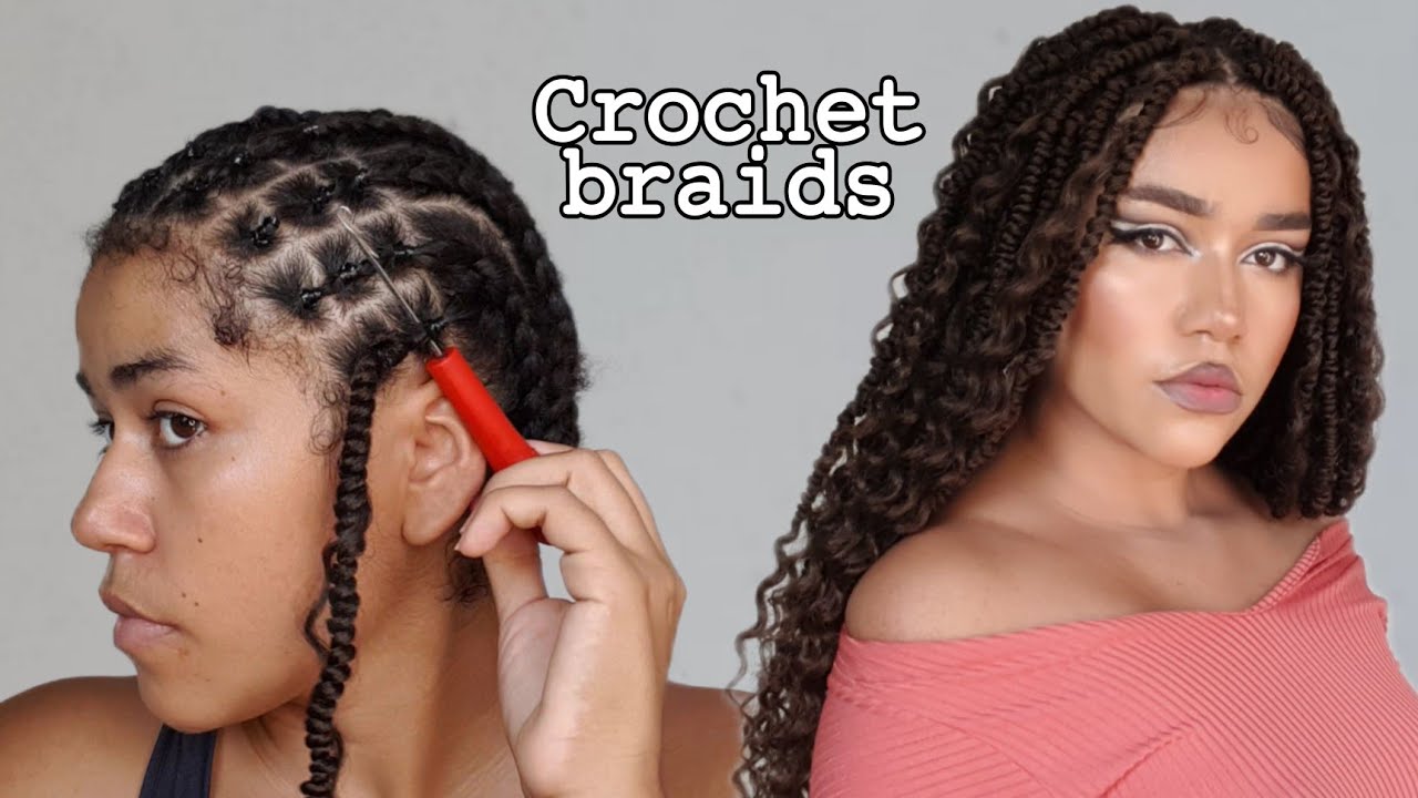 Como colocar TWISTS no método de crochet braids sozinha | MELHOR TÉCNICA