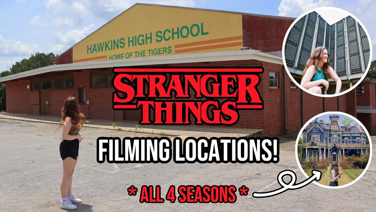 Stranger Things Filming Locations! *ALL 4 SEASONS*