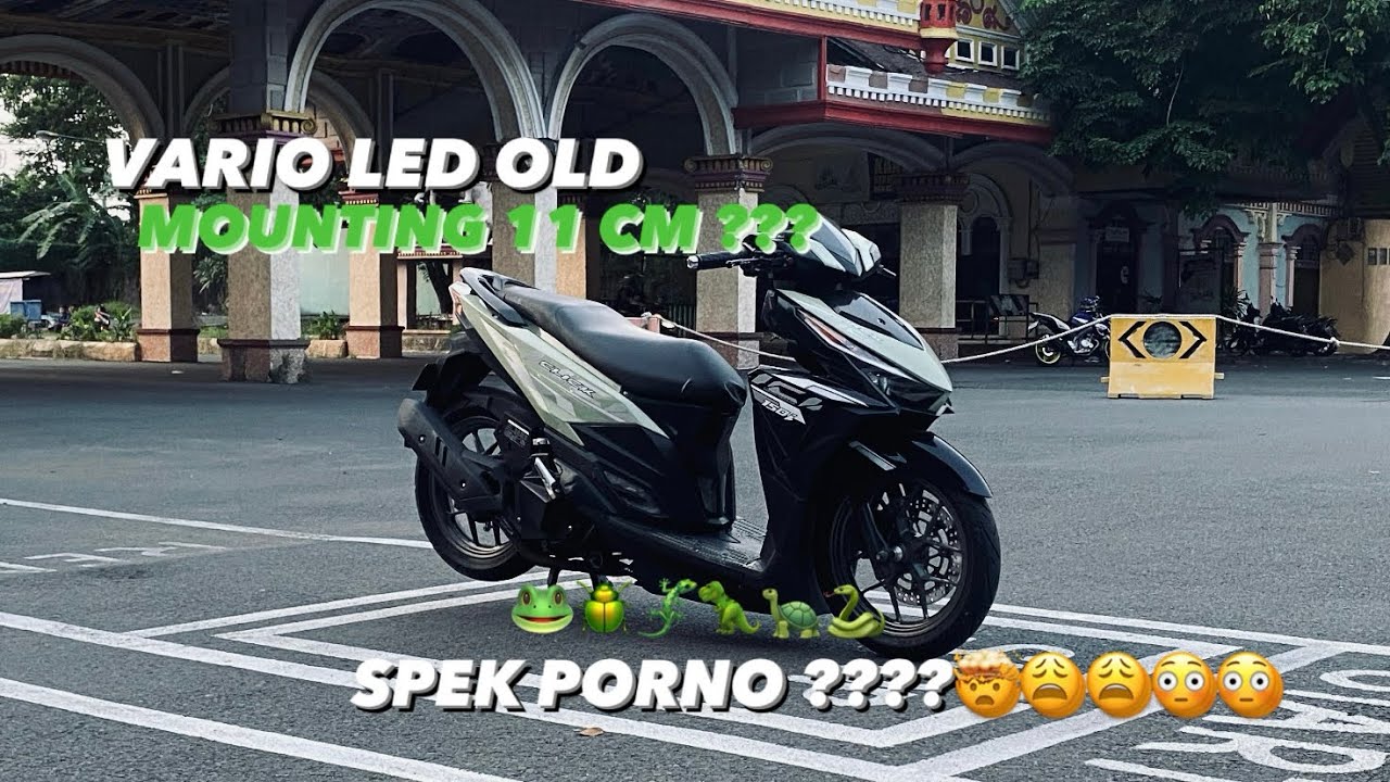 VARIO LED OLD ? MOUNTING 11 CM ? SECEPER APA ? NUNGGING KYK AEROX !!!!! #reviewwithtokyo 03