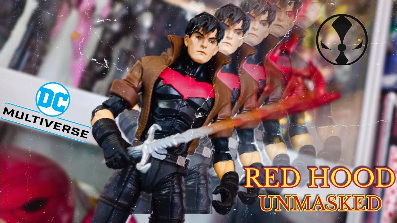RED HOOD Unmasked McFARLANE Toys GOLD LABEL Collection. UNBOXING - REVIEW en Español.