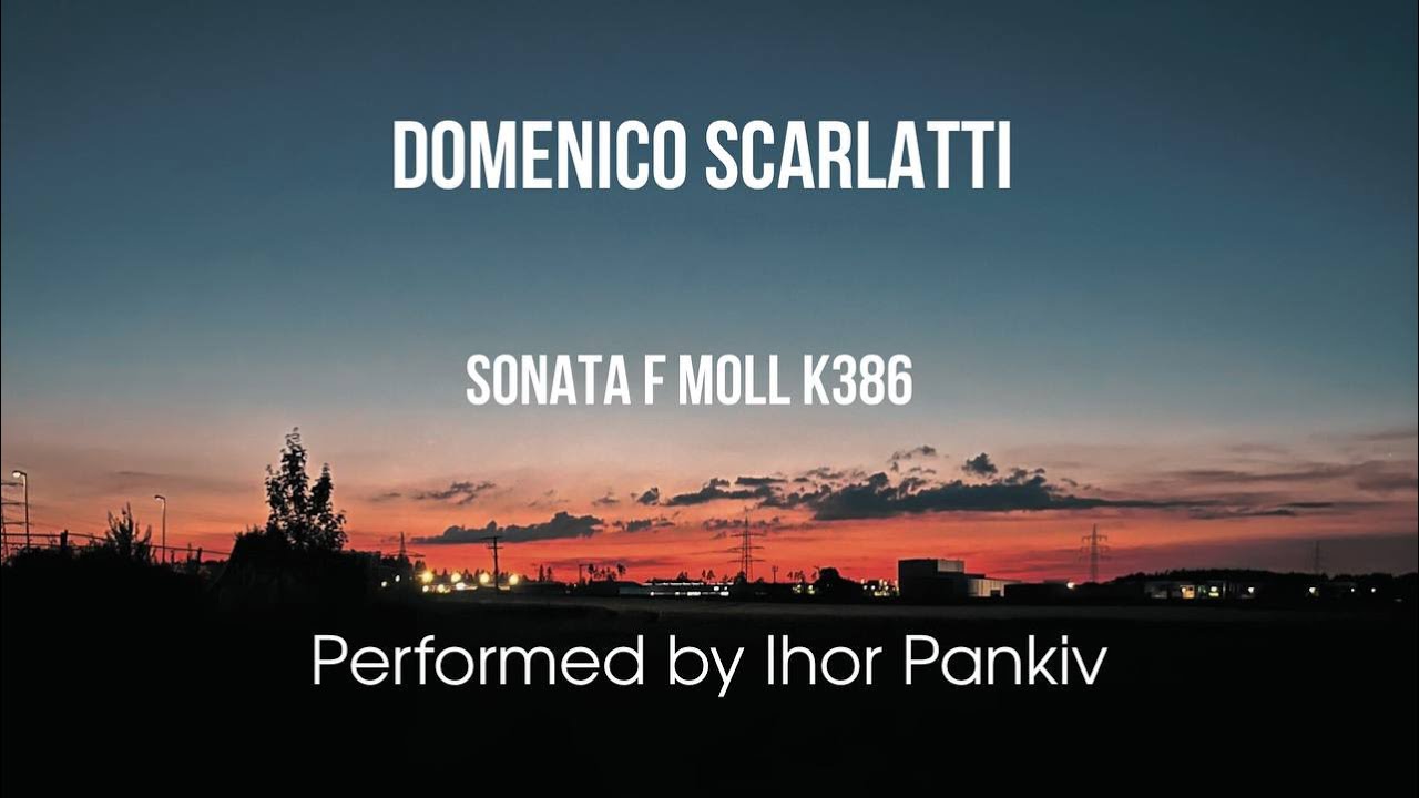 D. Scarlatti — Sonata f moll K386 | Ihor Pankiv (button accordion) 