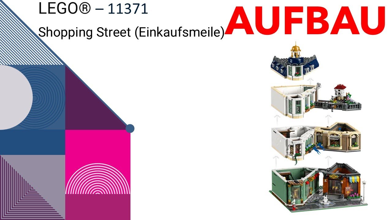 LEGO® - 11371 - Shopping Street (Aufbau) # Ben's Lego ® / Klemmbausteine Welt - Video 272
