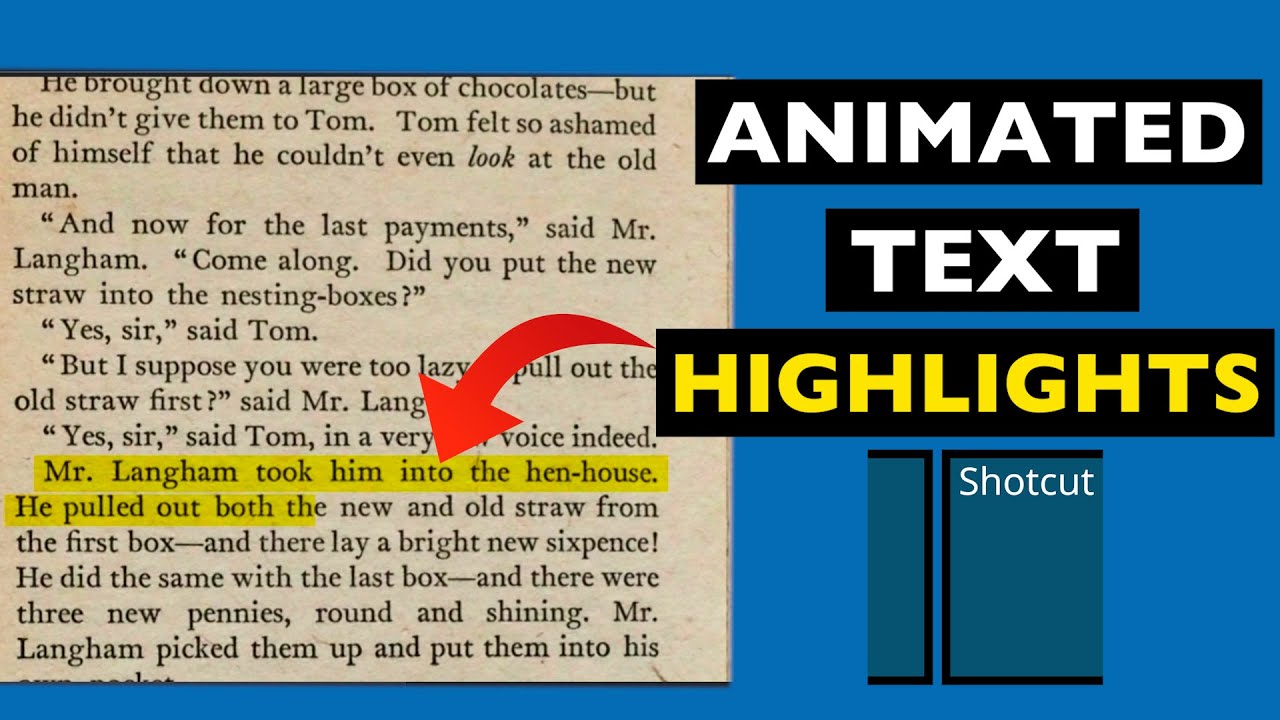 Create an Animated Highlighting Text Effect in Shotcut | Step-by-Step Tutorial