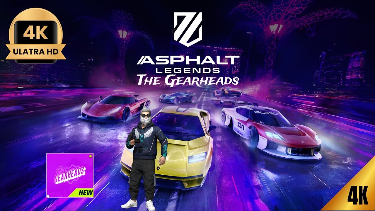 ASPHALT 9 - LEGENDS 4k 60 FPS Ultra HD Gameplay Video #2 | Career :- The Gearheads | 10 Missions🏎️