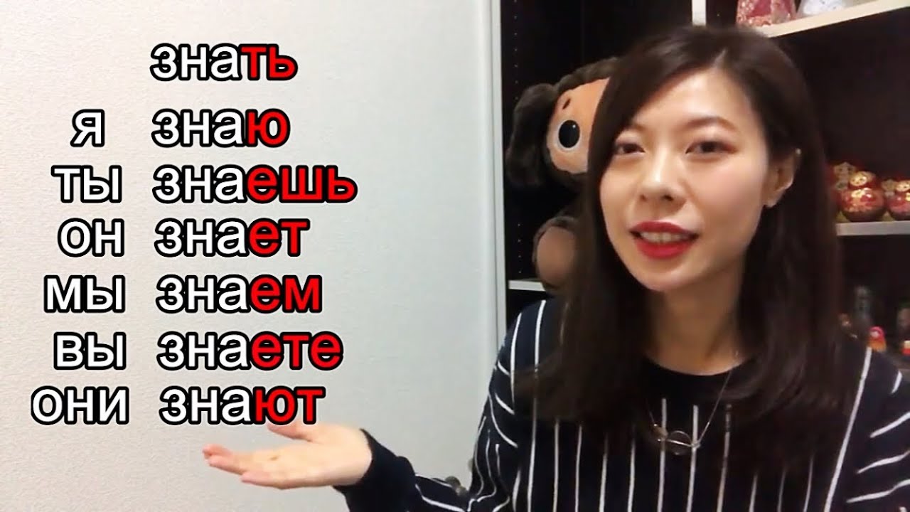 【ロシア語】動詞の現在時制その１/ Настоящее время 1