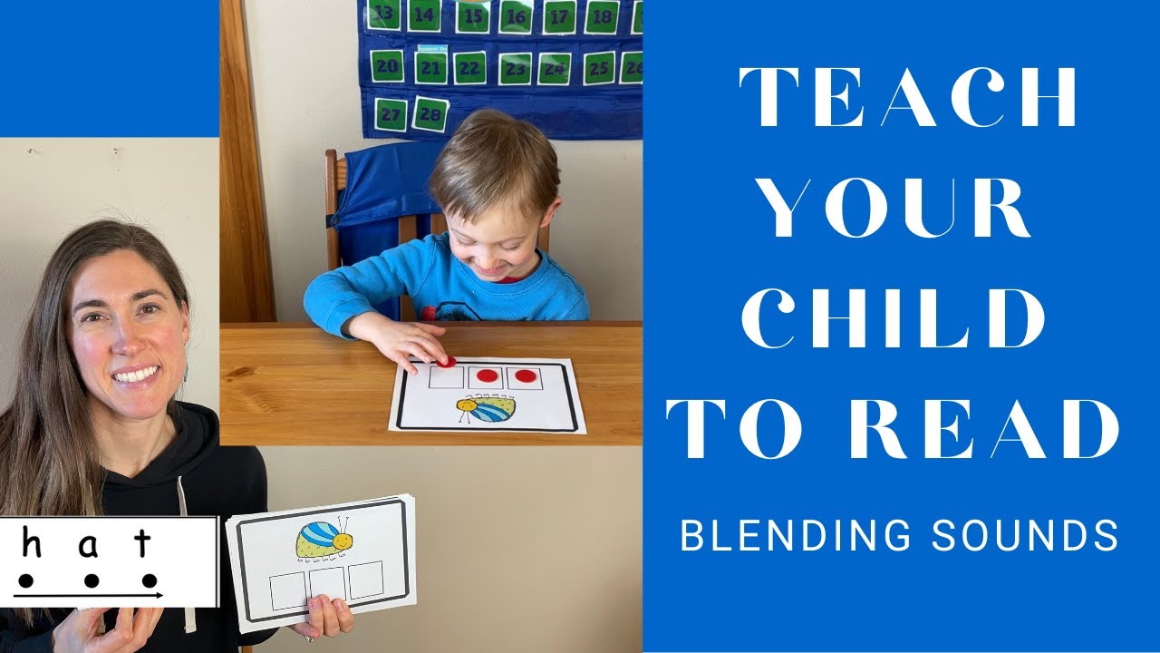 HOW to TEACH your child to READ | Simple BLENDING activities to help your child blend sounds!