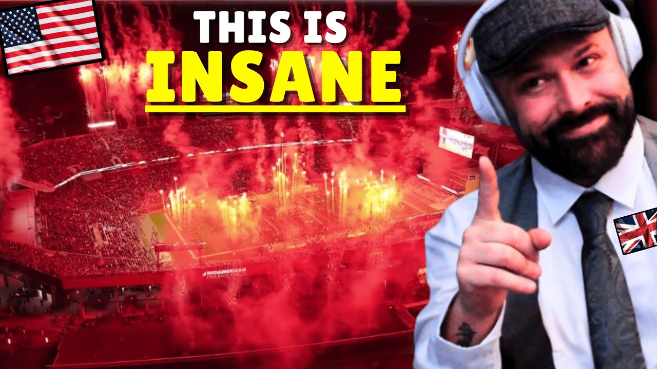 British Dad Reacts to College Football Entrances&hellip; This Is On Another Level 🇺🇸