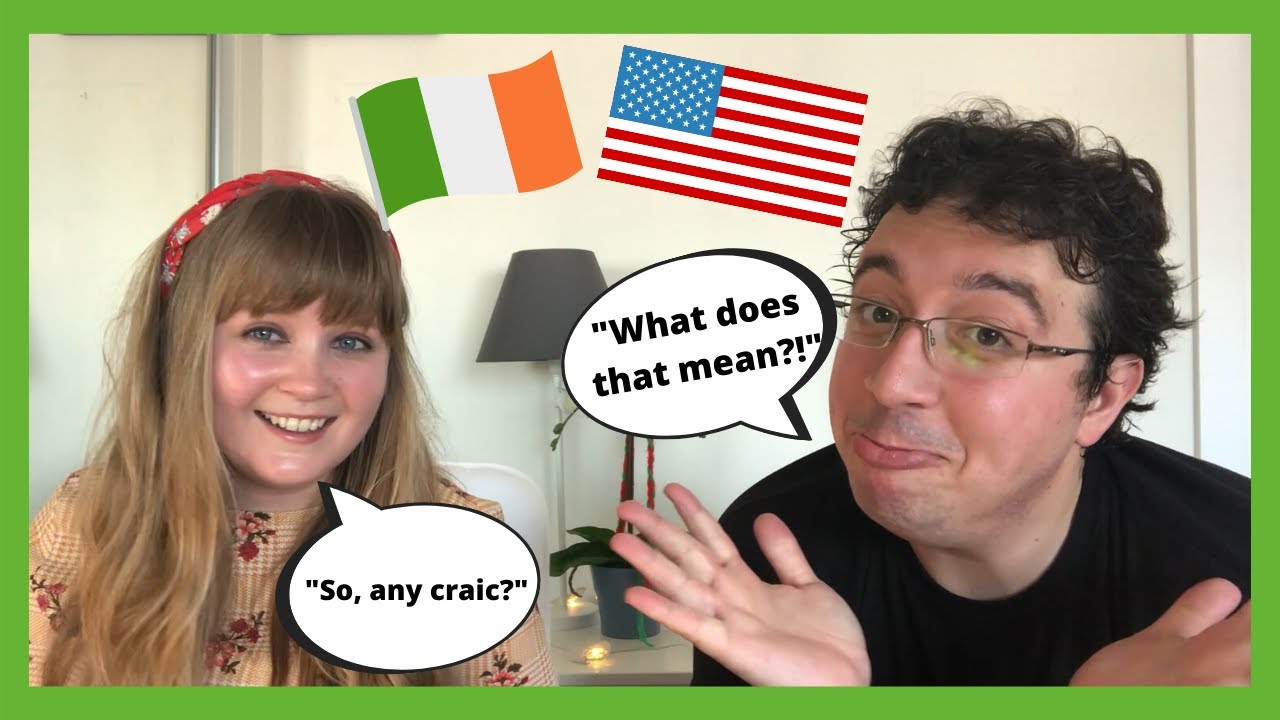 American Learns Irish Phrases! ☘️🇮🇪🇺🇸 | IRISH VS AMERICAN