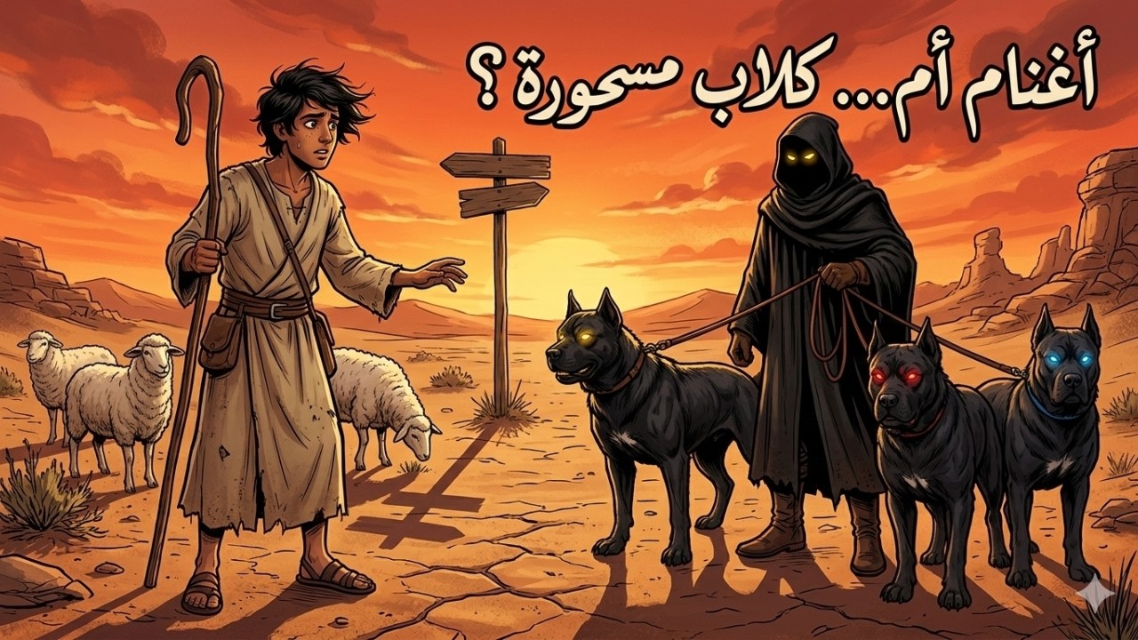 قصة الراعي الذي قايض أغنامه بثلاثة كلاب مسحورة   فهل كانت صفقة رابحة أم لعنة دمرت حياته؟
