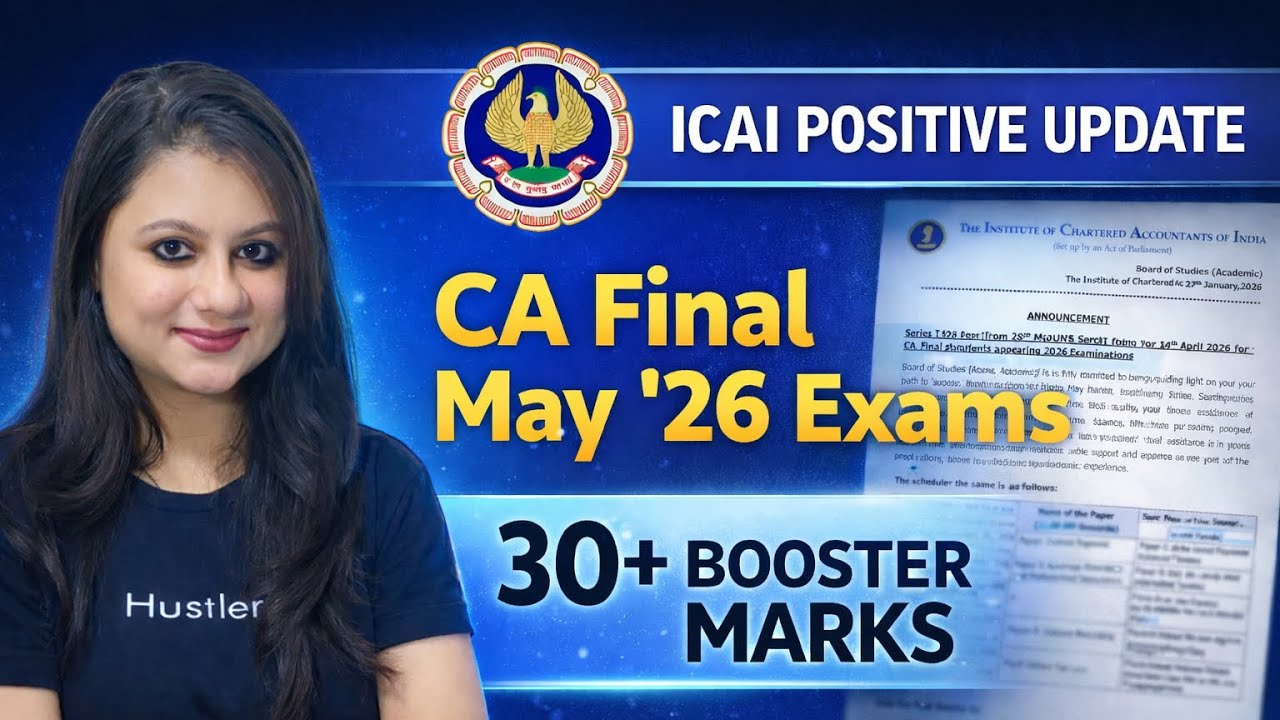 After Tough Jan 26 CA Finals, ICAI takes charge to increase 15-20 marks in May 26 attempt