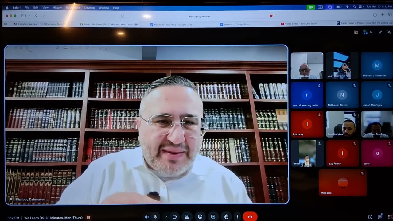 We Learn - Your Rabbi is your Insurance - Rav Chaim Igal 5786 