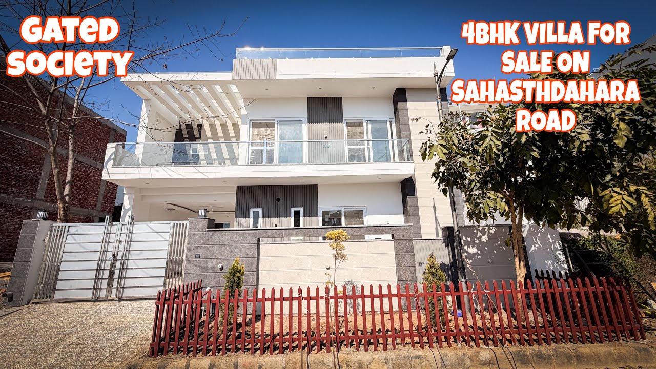 4BHK VILLA FOR SALE IN GATED SOCIETY l#houseindehradun #dehradunproperty #dehradunpropertyforsale