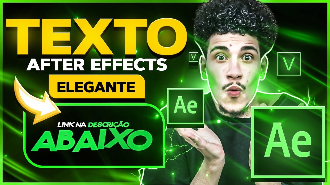como FAZER TEXTO ANIMADO no AFTER EFFECTS mas USAR no VEGAS PRO, FILMORA9,  FINAL CUT, INVIDEO e ETC