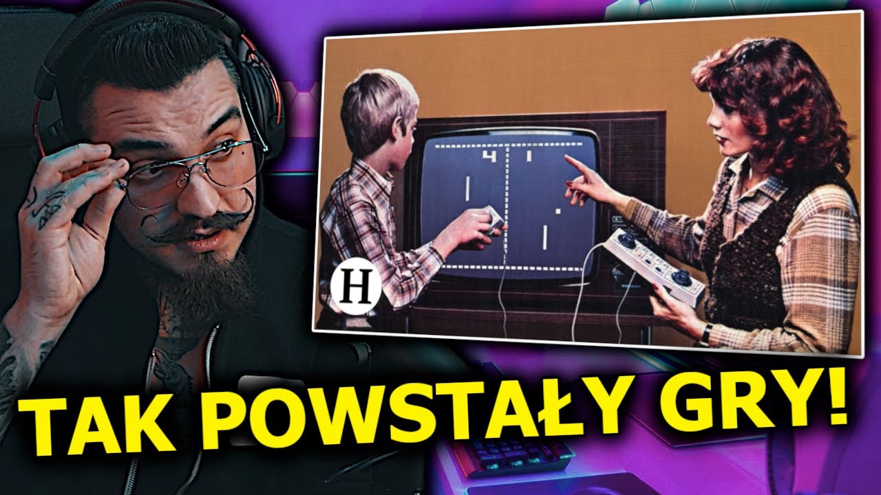 Niesamowite Początki Branży Gier - Historia Gier Komputerowych Cz. 1 (1963 - 1985) | Kiszak Ogląda