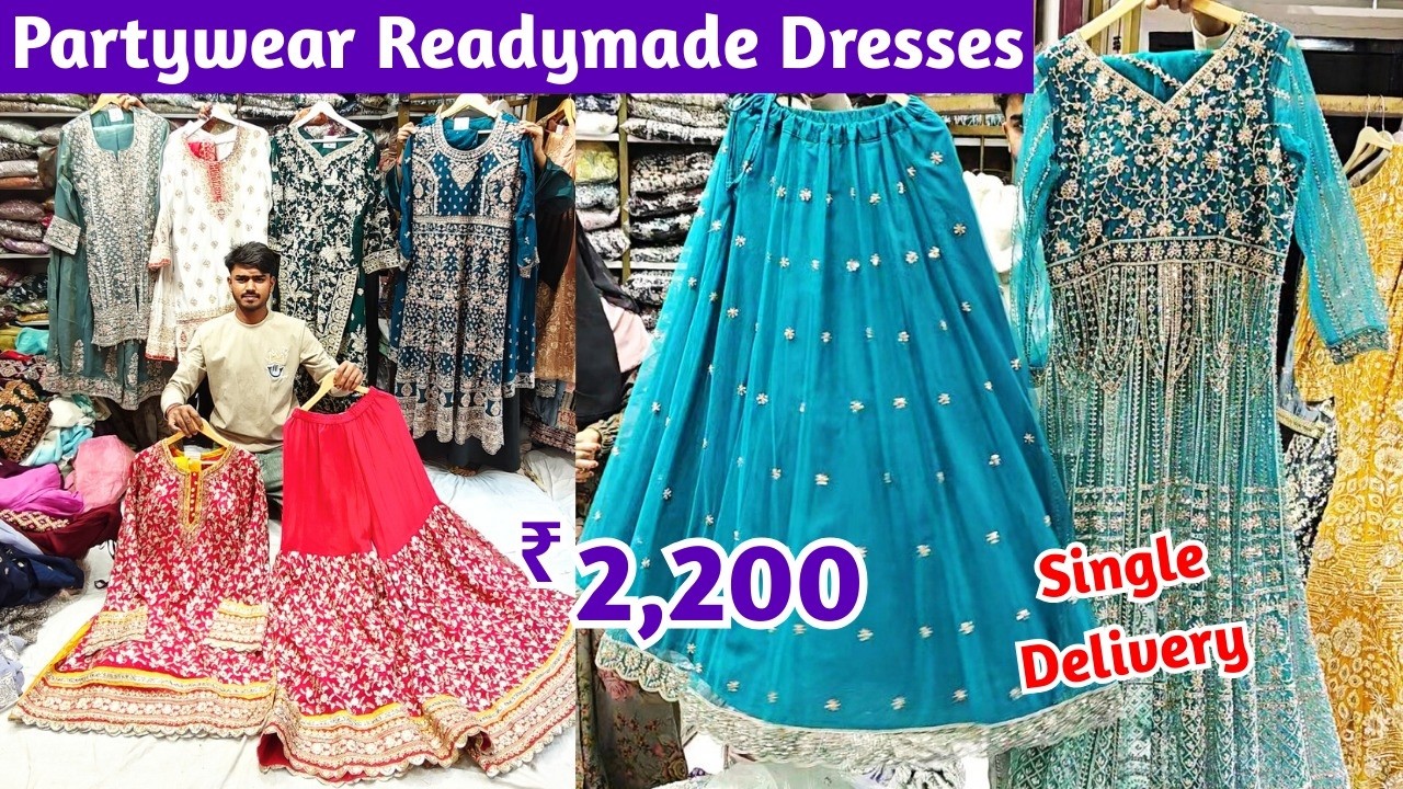 Manha Mega Sale..!! | ₹ 2,200 Premium Designer Plazzo Gharara Dresses Partywear Long Open Koti Gowns