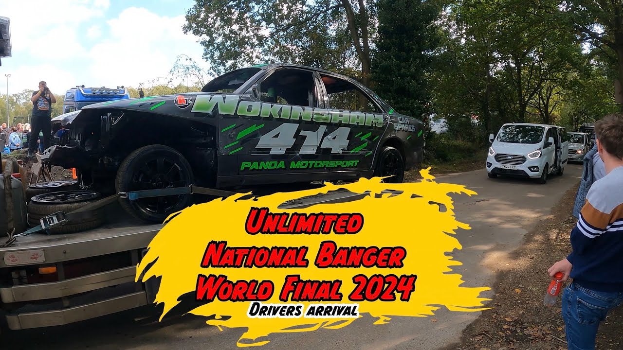 Unlimited National Bangers World Final 2024 Drivers Arrival (5.10.24 Ipswich)