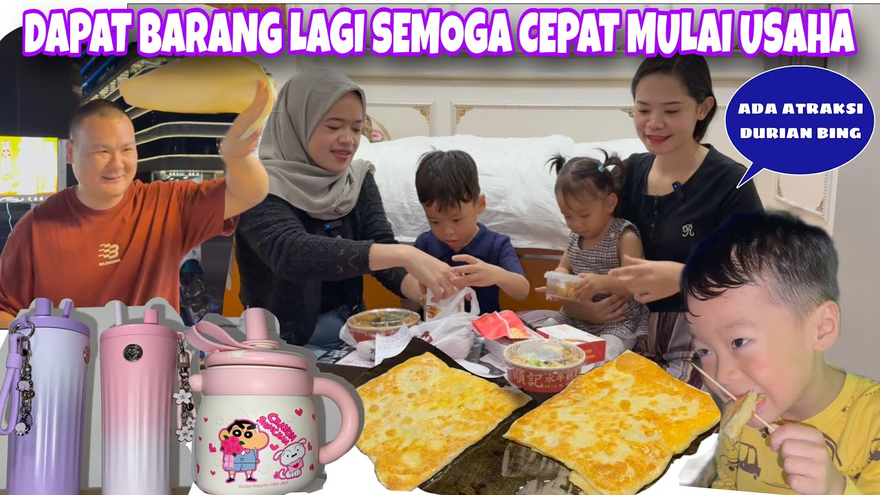 BELI DURIAN BING KESUKAAN ABIL LALU PERLIHATKAN SEBAGIAN BOTOL MINUM YANG KAMI JUAL NANTI
