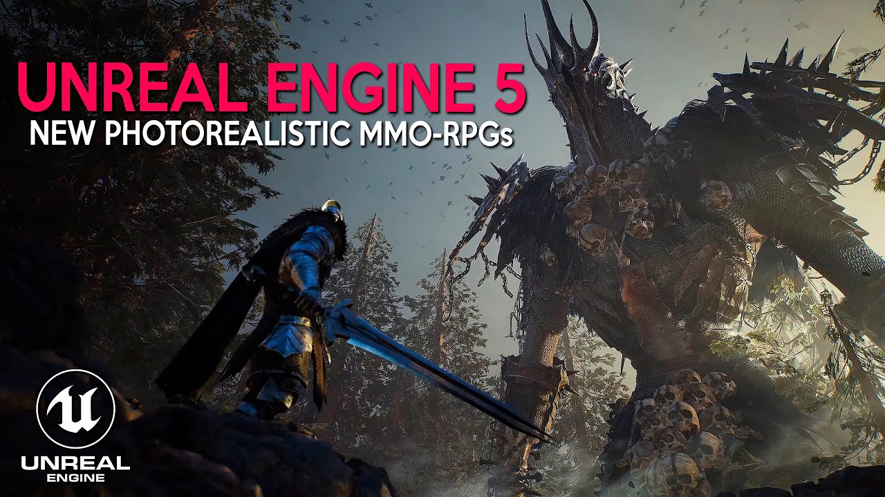 New Impressive PHOTOREALISTIC MMO-RPGs Announced in UNREAL ENGINE 5