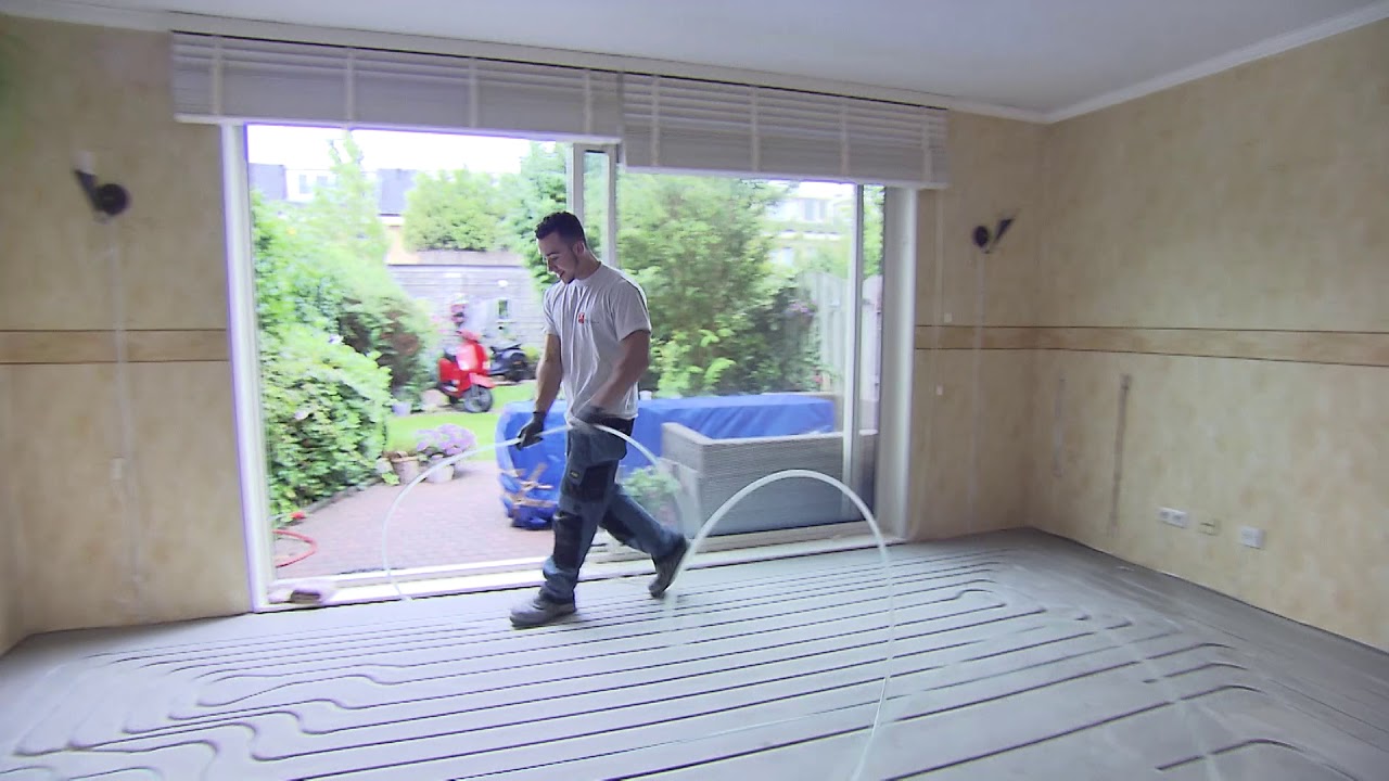 Vloerverwarming - Geen koude voeten meer in huis!