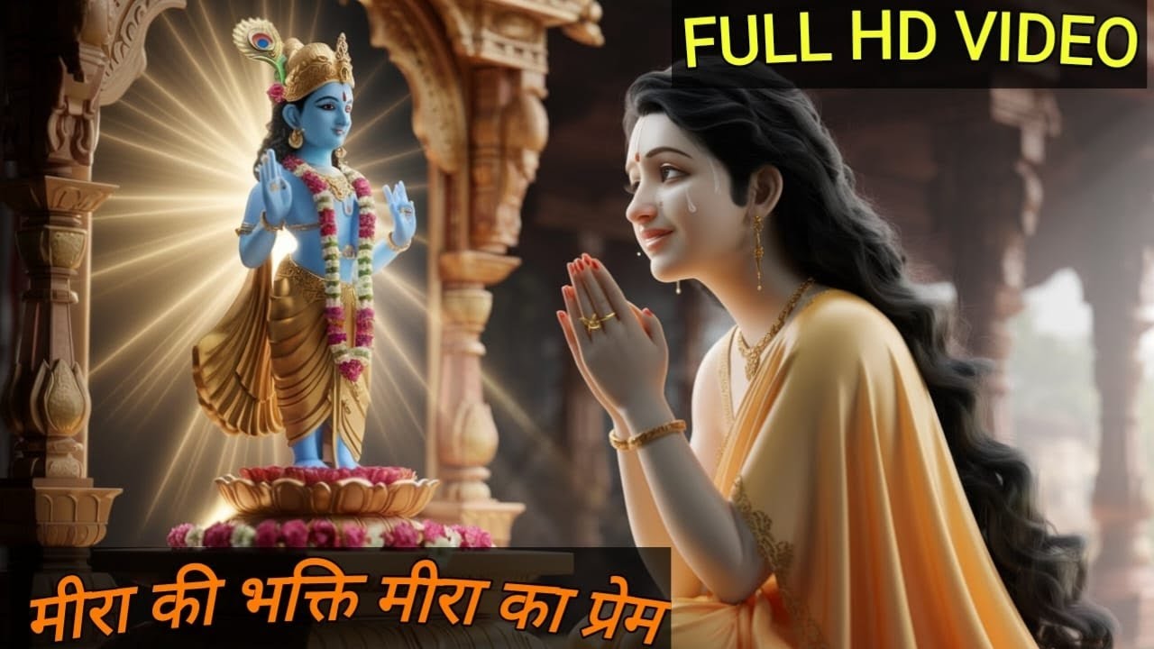Meera Ki Bhakti Meera Ka Prem Geet | Meera Bai Krishna Bhajan | Devotional Song with Lyrics