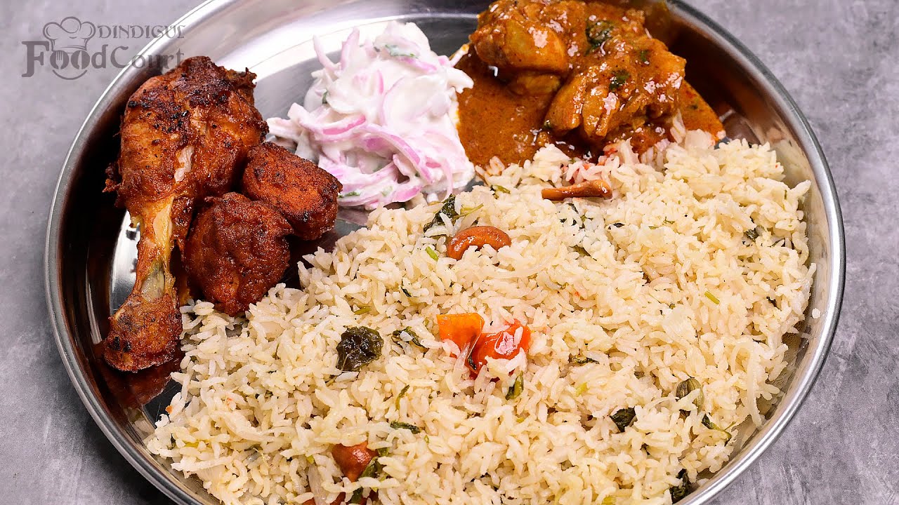 Tasty Lunch Combo/ Chicken Gravy/ Chicken 65/ Ghee Rice