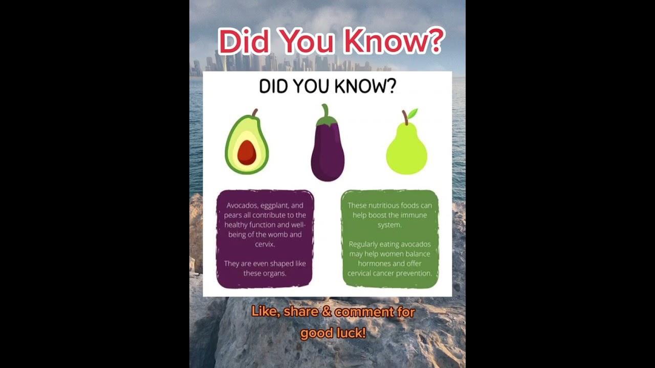 Boost Your Reproductive Health with Avocado, Eggplant, and Pear 