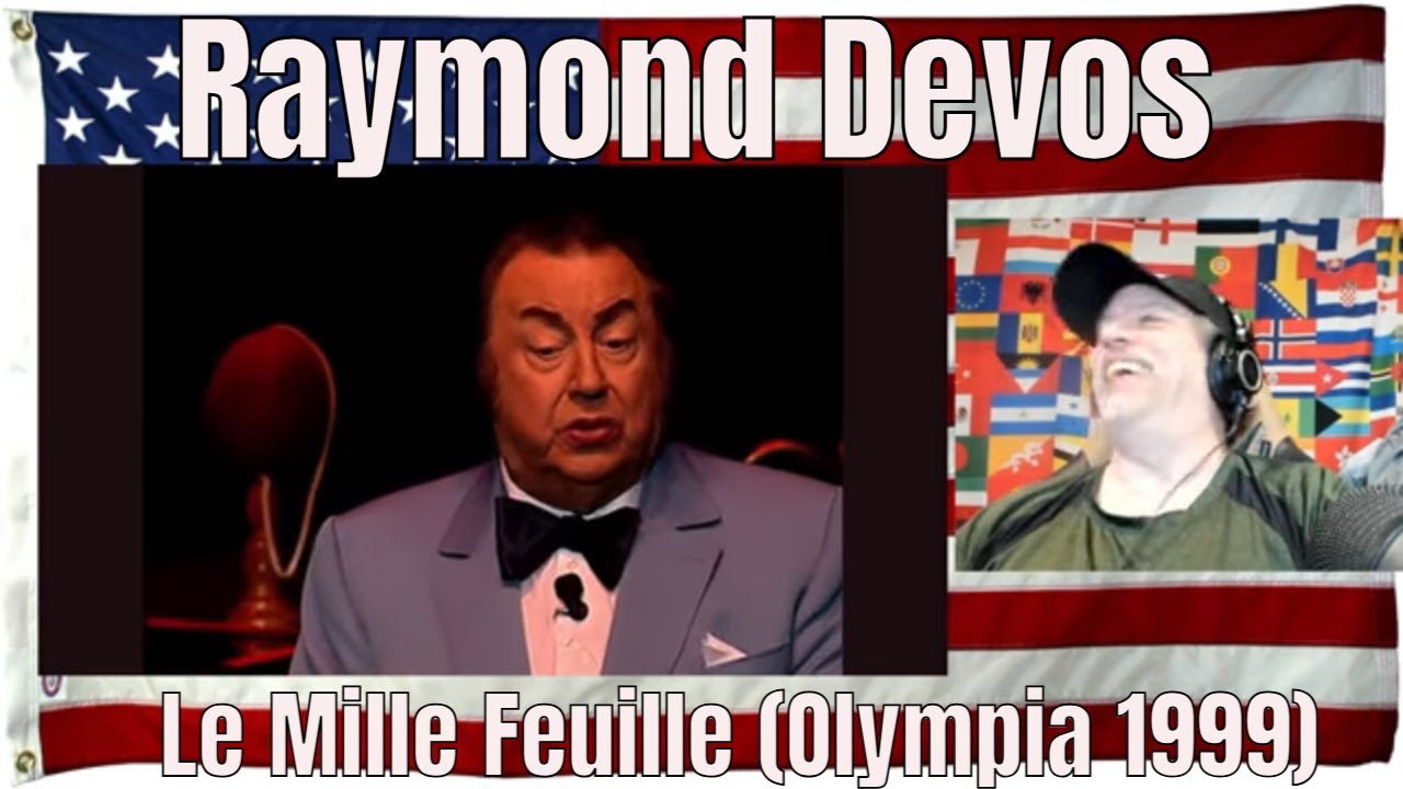 Raymond Devos - Le Mille Feuille (Olympia 1999) - REACTION